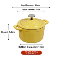 Mini Non-stick Enamel Pot 14cm