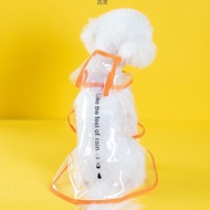 /Net Dog Raincoat Transparent Multicolor Pet Raincoat Teddy French Fighting Pomeranian Small Medium-