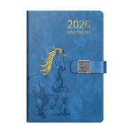 360 Pages 2026 A5 Schedule Book, Business Notebook, 365 Day Plan Book, Work Meeting Calendar Book