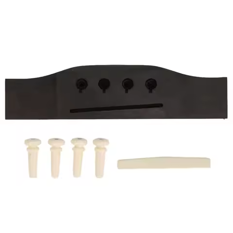 GO305 4-string Acoustic Bass Rosewood Bridge Saddle 4 Bridge Pins Folk Acoustic Basses Parts