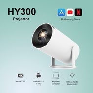 HY300 Pro Projector Mini Portable Android 11.0 1+8 G Support Smartphone Same Screen HD 1080P Wireles