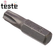 1pc Torx Bits, 1/4 Inch Hex Shank 25mm Length Screw Driver Bit, S2 Alloy Steel T6-T40 6 Point Star H