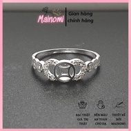 Luxury lucky MAINOMI coin ring with 3 lucky coins