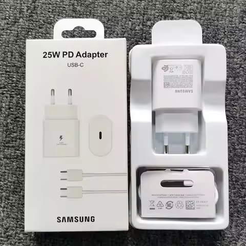 For Samsung Z Flip Fold 6 5 4 3 2 25W PD Charger Super Fast Charge Adapter For Galaxy S24 S23 S22 S2