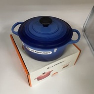 Le Creuset 鑄鐵鍋 藍莓藍 附盒 24cm / 26cm