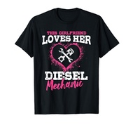 Diesel Mechanic Gifts Wife Girlfiend Love My Mechanic T-Shirt