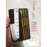 Hiroshima TULIP Classic Series Straight Crochet Set