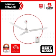 KDK 3 Blade Ceiling Fan Regulator White Kipas Siling K-15VO(TWIN PACK)