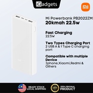 Xiaomi Mi Powerbank 22.5W (WHITE) Power Bank Output Type C (20000mAh) PB2022ZM