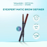 Wardah EyeXpert Matic Brow Definer - Waterproof,Oval Shaped Tip, Last 8 Hours, Powdery Texture,Natur