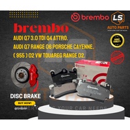 BREMBO AUDI Q7 3.0 TDI Q4 ATTRO. AUDI Q7 RANGE 06 PORSCHE CAYENNE. ( 955 ) 02 VW TOUAREG RANGE 02.