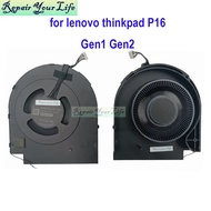 FZGPU Cooling Cooler Fan For Lenovo Thinkpad P16 Gen 1 Gen2 G2 G1 Notebook VGA Radiator MG85101V1-1C