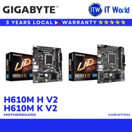 Gigabyte GA-H610M-H-V2 / GA-H610M-K-V2 DDR5 Motherboard – Intel 12th/13th Gen Dual M.2 | itw