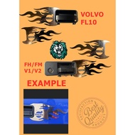 VOLVO FL10 /FM/FH  (V1/V2) DOOR OUTER HANDLE COVER CHROME SET (2PCS)