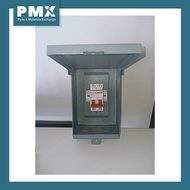 NEMA 3R Enclosure with MCB Breaker 32A- Parts And Materials Xchange Corp.