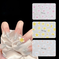 5D Premium Embossed Flower Nail Art Sticker Flower Motif Embossed Stickr Nail Art Nail Art Accessori