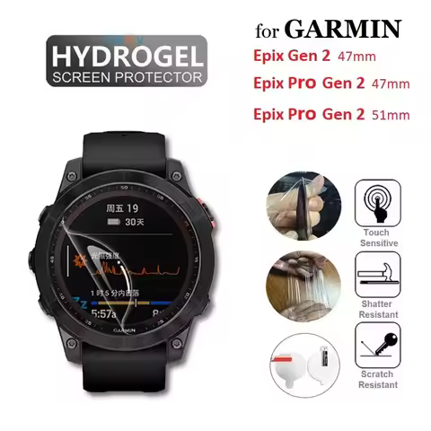 10PCS Soft TPU Hydrogel Film for Garmin Epix Gen 2 Epix Pro 51mm 47mm Smartwatch Screen Protector An