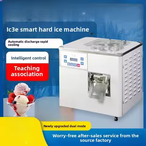 IC3E Italian hard ice cream machine gelato small stall coffee roaster commercial additions