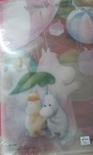 全2件 姆明家族 Moomin Valley Family 全新正版 公仔吊飾 F4 size plastic folder 文件套