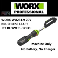 Worx WU231.9 20V Brushless Leafjet Blower Without Battery Charger