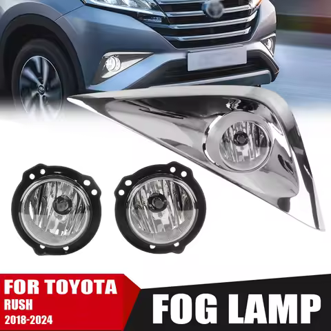 For Toyota Rush 2018 2019 2020 2021 2022 2023 2024 Front Bumper Fog Lamp Foglight Set Switch+Wiring
