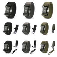 Quick Release Belt For Drilled 125cm Elastic Metal Buckle Belt Men belt