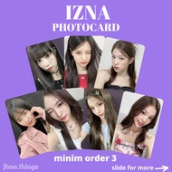 [Blessing] Photocard IZNA ILAND 2 SELCA FINAL MEMBER DEBUT ILAND2 MNET SHOW KPOP GIRLGROUP JUNGEUN J