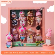 11cm Baby Mini Stuffed Baby Sleeping Dolls For Girls Toys Reborn Alive Babies Kids Toys Plush Sleep 