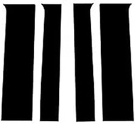 Car Window Pillar Posts Door Trim Cover Decal Stickers Exterior Accessories, for Chevrolet, Colorado