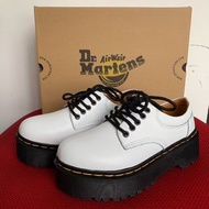 🌈全新正品 Dr.martens 1461 quad 三孔馬丁厚底鞋 女款 白色