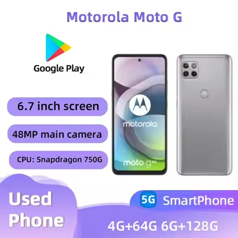 Motorola Moto G 5g XT2113 SmartPhone Snapdragon 750G 6.7inch Screen 5000mAh 48MP+16MP Camera Origina