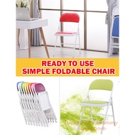 Free-installation Foldable Chair/ Waterproof Seat Foldable Chair/ Space-Saving Chair/ Conference Chair/ Rainbow Culture