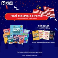 Mommyhana My Islamic Book, My Magic Book, My Water Book And Mini Diary |Mommyhana ABC Buku Kanak-kan