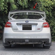 BigSale Real Carbon Fiber Trunk Lip Spoiler Fit For Subaru WRX STI 4th Gurney Flap Rear Wing 2015 20