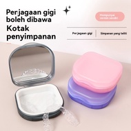 Portable Dustproof Retainer Case | For Invisalign & Dentures