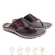 Mr. LA Men's Leather Flip-flops in Black, Brown, and Tan, Size 38-43 BN 701
