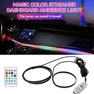 5V 12V USB Car Universal Ambient Light Hidden App Remote Control Ambient Lighting For Car Interio