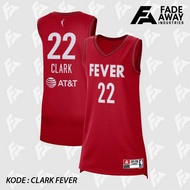 MERAH WNBA Indiana Fever Caitlin Clark Basketball Jersey #22 Red - Children & Adults
