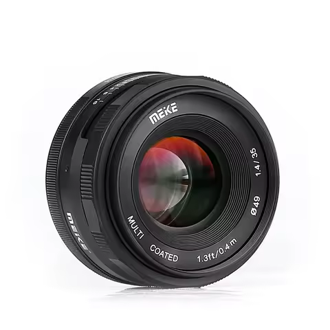 Meike 35mm f1.4 Canon APS-C Wide Angle Manual Focus Lens for Canon M1 M2 M3 M5 M6 M10 M50 M50II M100