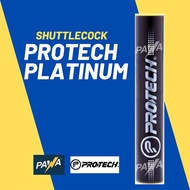 PROTECH Platinum Badminton Shuttlecock (Speed 77) Premium Goose Feather