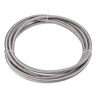 1M 6AN Fuel Line Hose Stainless Steel Braided Fuel Hose CPE Oil Gas Cooler Hose Line Turbo Pipe Brak