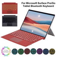 Wireless Bluetooth Keyboard For Microsoft Surface Pro Generation 3 4 5 6 7 7+ 8 9 X Go 1 2 3 Portable Slim with Touchpad Tablet Keyboard Backlit