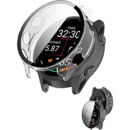 Case for Garmin Forerunner 570-47mm, Protective Cover Smart Watch,Built-in 9H Tempered Glass Film, H