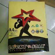 Lucky Star Premium Colour Paper A4 Size 80gsm