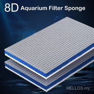 8D Aquarium Filter Sponge Carbon For Top Filter 8 Layers Aquarium Fish Tank Filter Sponge 8D No Glue