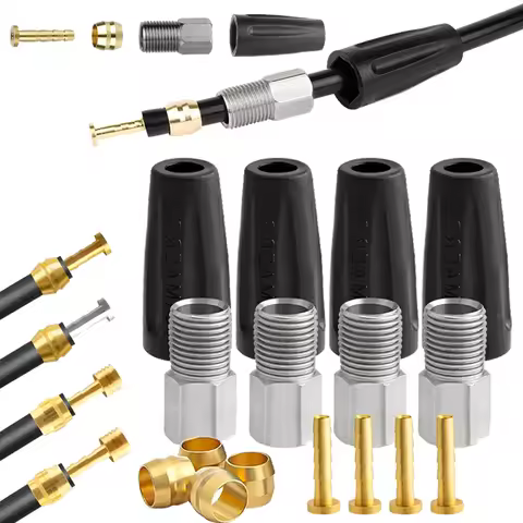 Bicycle Brake Hose Oil Needle Mountain Bike Hydraulic Disc Brake Cable Olive Head Ring for BH59 BH90