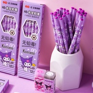 1Pc Sanrio Kuromi Image Lead-Free Poison HB Pencil kuromi cartoon pencil graphite core pencil statio
