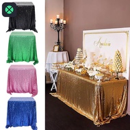 1F Nordic Style Rectangular Tablecloth Wedding Hotel Decor Golden Table Cover Embroidered Glitter Se