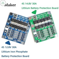 GD BMS 4S 30A 14.8V 12.8V Balancer PCB 18650 Lipo Li-ion Lithium Battery Protection Board LiFePO4 4S