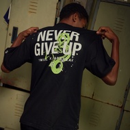 Daybreak x NEVER GIVE UP T-Shirt (Black)